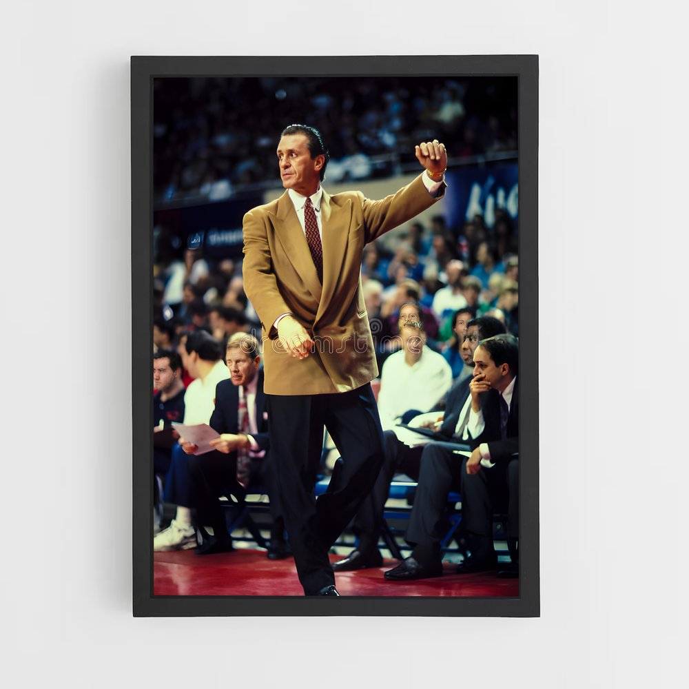 Poster Pat de riley – affiche Basketball (vue 2)